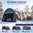20 ft. W x 20 ft. D Dome Carport Galvanized Steel Frame Anti Snow Waterproof SUV