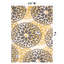 Tapis à motif floral jaune / gris foncé / ivoire-265776713