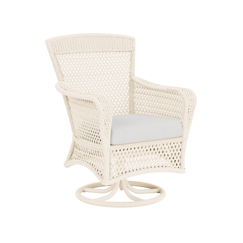 Grand Traverse Outdoor Dining Armchair, Caramel, Canvas Natural Sunbrella® Canvas