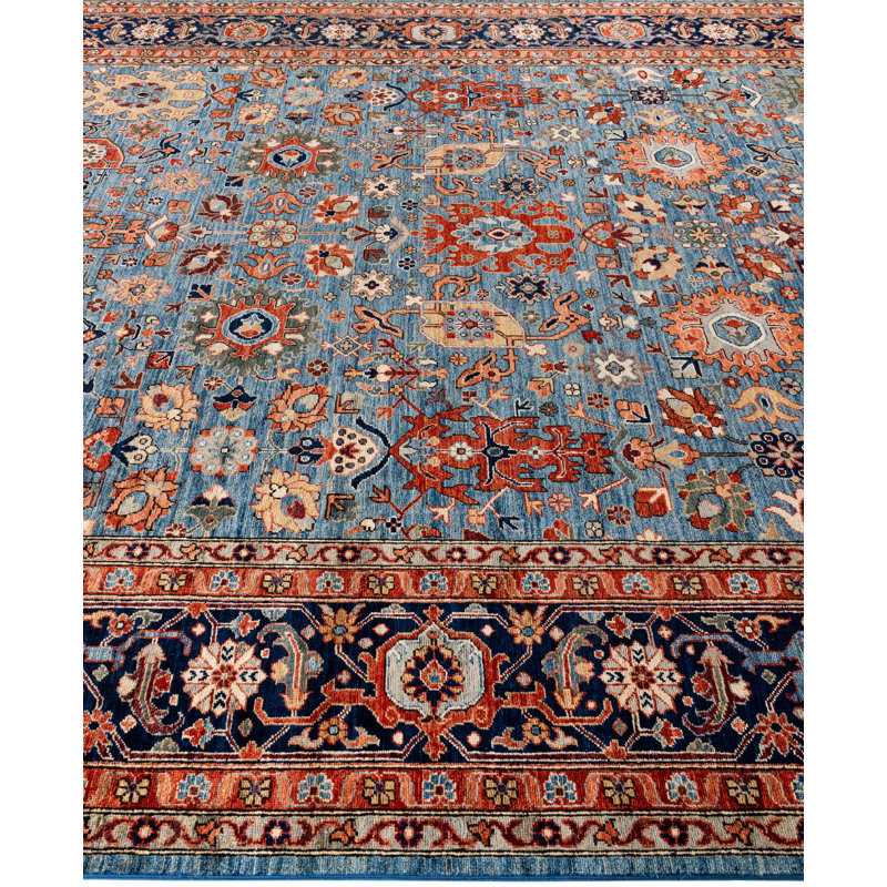 Serapi One-of-a-Kind 9' 0" X 11' 11" Hand Knotted Area Rug