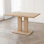 Table de cuisine rectangulaire à double colonne Mekeshia de 46 po pour 4 à 6 personnes, construction robuste, idéale pour la maison ou un appartement.