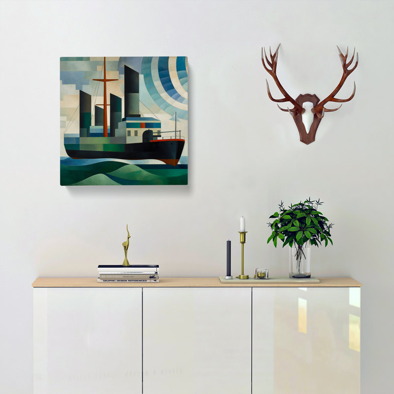 Modern Wall Art - Wrapped Canvas, 35cm H x 35cm W x 3cm D