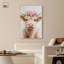 Décoration murale sur toile Crowned Cow III par Art Remedy, cadre argenté, 36 x 54-2005763363-2005763368