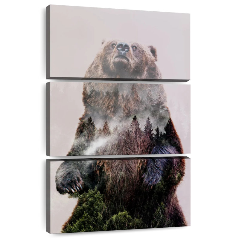 Brampt Forest Pines Bear, 57" H x 36" W