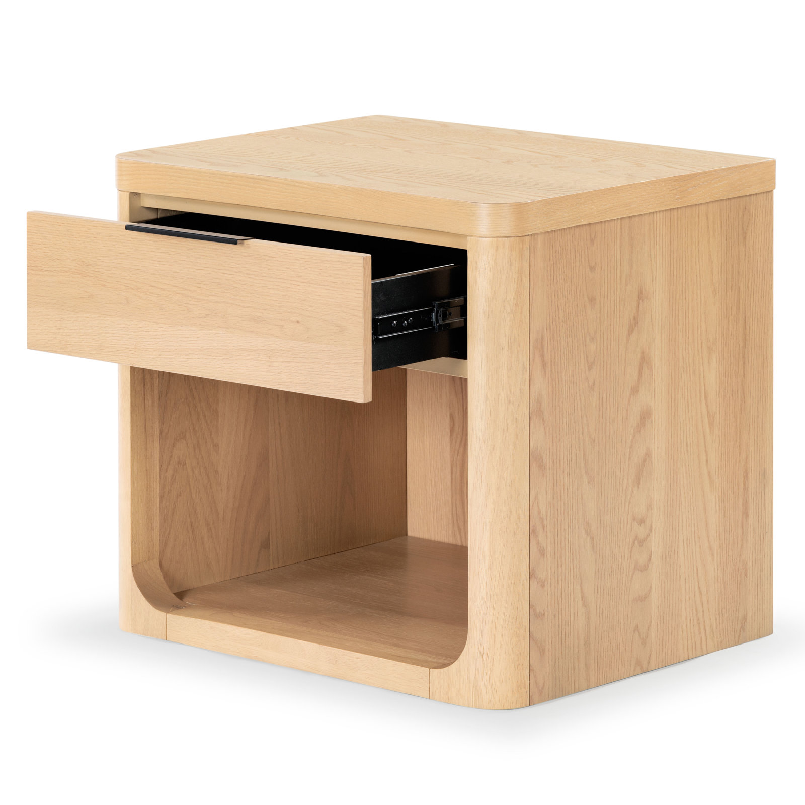Altus 1-Drawer Nightstand, Natural