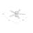 52" Bennett 5 - Blade Flush Mount Ceiling Fan with Lights and Remote-26343487