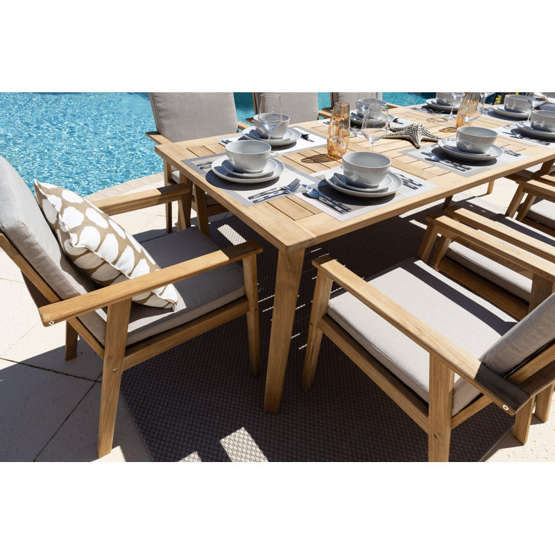 Ensemble repas extérieur pour 8 personnes Subramanya