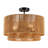 18 In. 4-light Tiered Drum Semi-flush Mount-1795476565