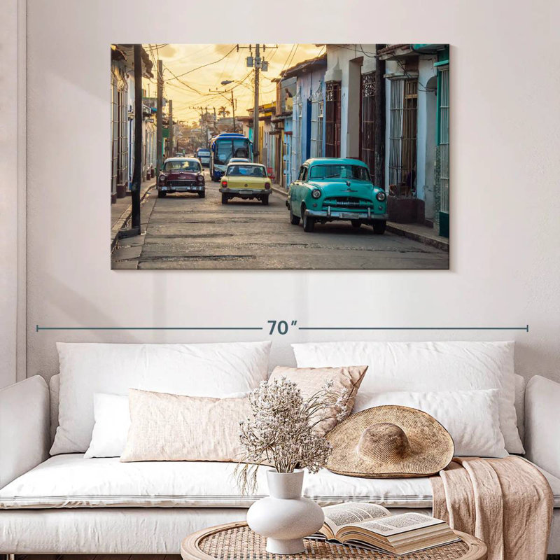 Mehar Cuban Street Cars, H 32 po x l 48 po