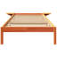 Bed Frame With Bedside Tables Solid Pine Wood-207565139-207565143