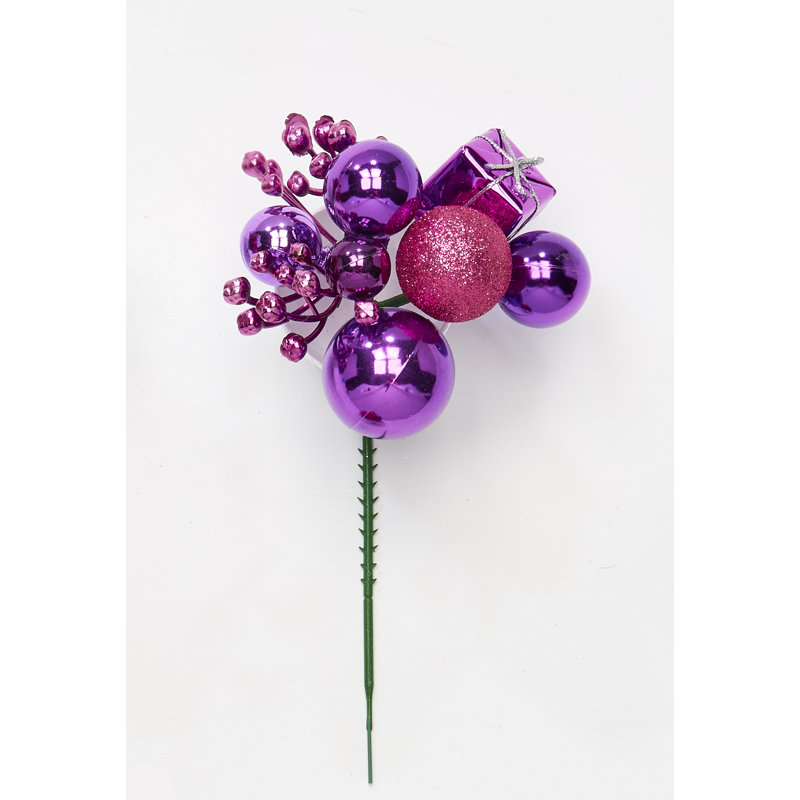 Boule de Noël, cadeau, baie, choix, Violet