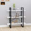 Hollaway 105cm 3 shelf Shelving Unit-2028322924-2087211495