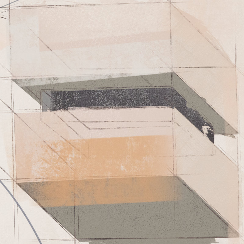 Escalate I Painting by Coup D'Esprit, 32" H x 32" W