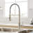 Kitchen Faucet With Pull Out Sprayer, Single Handle Single Lever Kitchen Sink Faucet-104406380