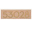 Plaque d’adresse murale sur 1 ligne flottante-41299922-41303794-41299850