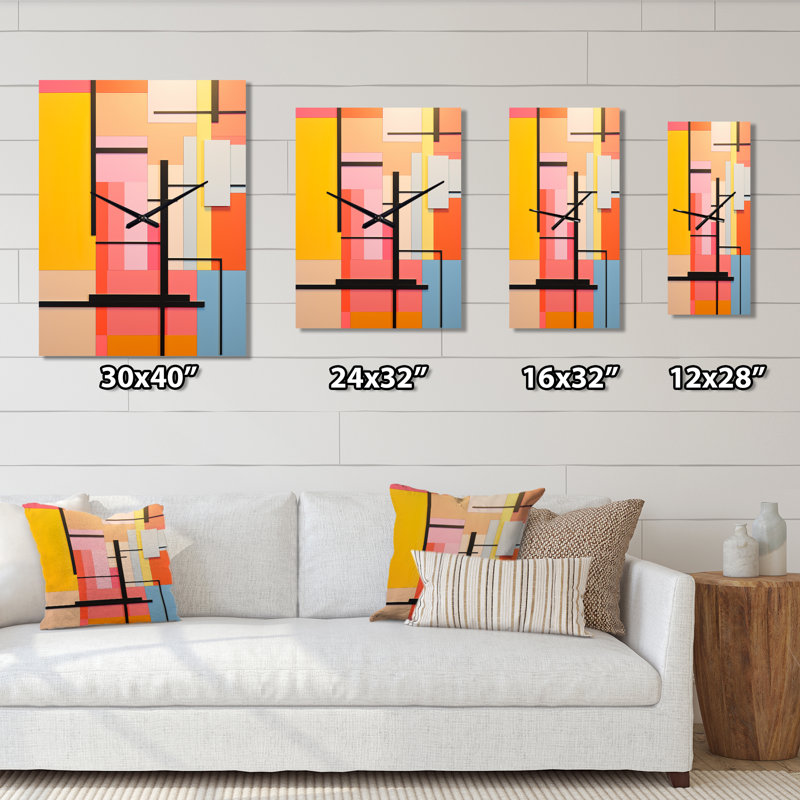 Guilliana - Horloges murales Sunset, Grand