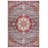 Marisol Burgundy Beige Gray Oriental Machine Printed Cotton Polyester Area Rug-272052071