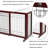 Erblin Adjustable Free Standing Pet Gate