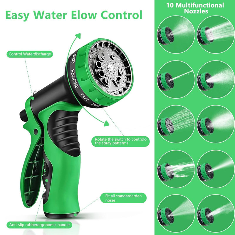 50 ft Expandable Garden Hose with Holder
