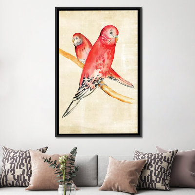 « fanciful oiseaux i », reproduction d’art sur toile