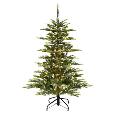 Aspen 4.5' Pre-Lit Fir Christmas Tree