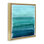Cadre flottant dégradé turquoise, design par Allie Corbin