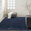Tapis rayé bleu en laine / viscose Rectangle Valley-89957664