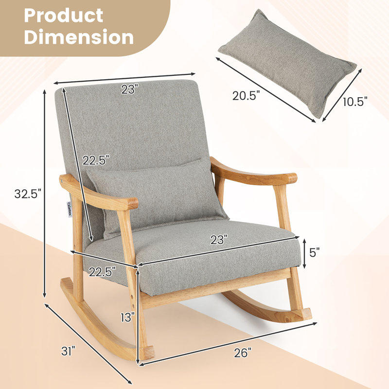 Chaise berçante Isnesh