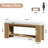 47-Inch Long Upholstered Entryway Bench
