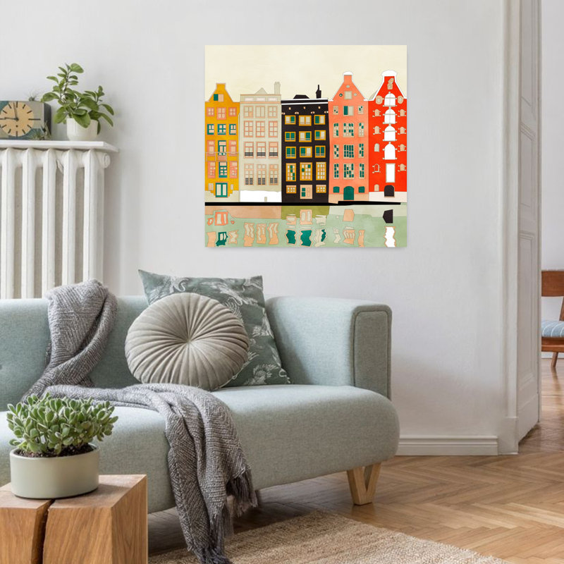 Art contemporain, architecture contemporaine, art urbain, H 32 po x l 32 po