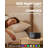 White Noise Sound Machine Noise Machine With Alarm Clock For Sleeping RGB Night Light Digital Clock Nightstand, With 30 Soothing Sounds Including Fan, Rain