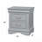 Platinum Finish Nightstand