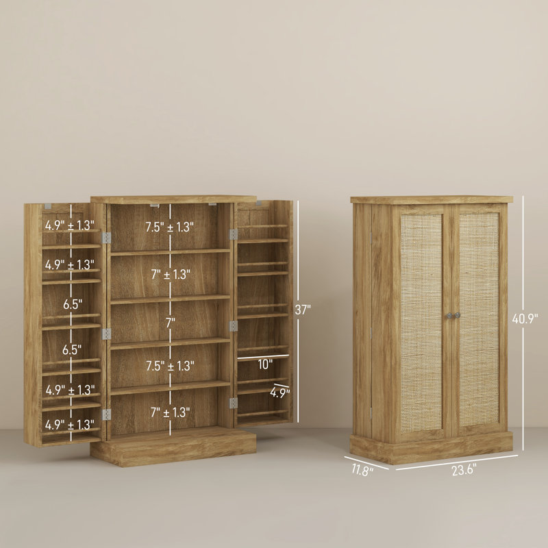 Freestanding Kitchen Pantry Storage Cabinet