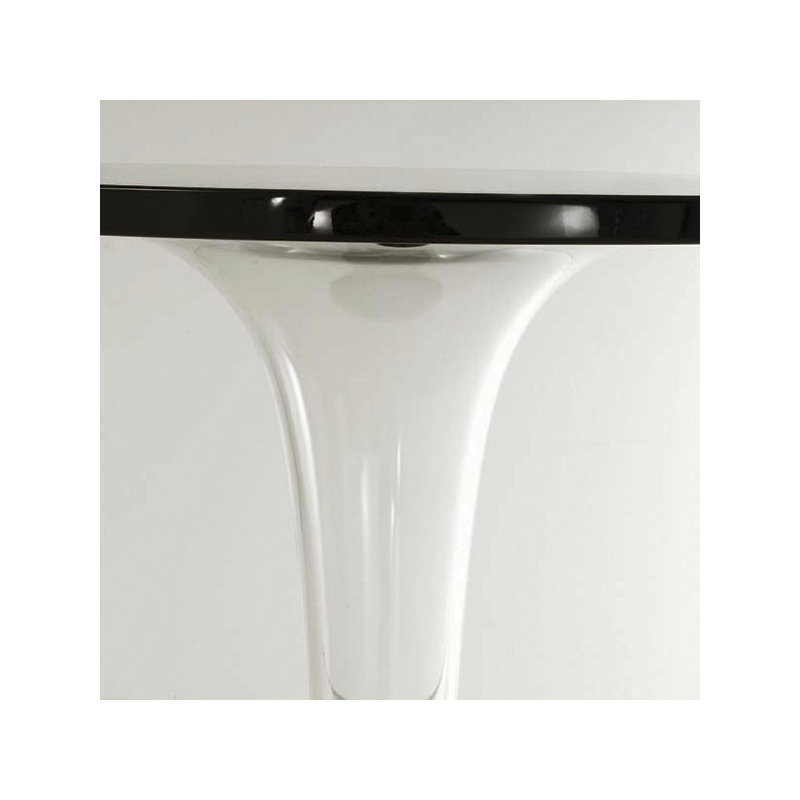 Table basse TopTop II, Mélamine noire, H 28,5 po x L 28 po x l 28 po