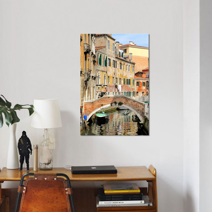 «Venice View II», reproduction de photo sur toile, H 26 po x l 18 po x P 1,5 po, Toile tendue, Pas de tapis