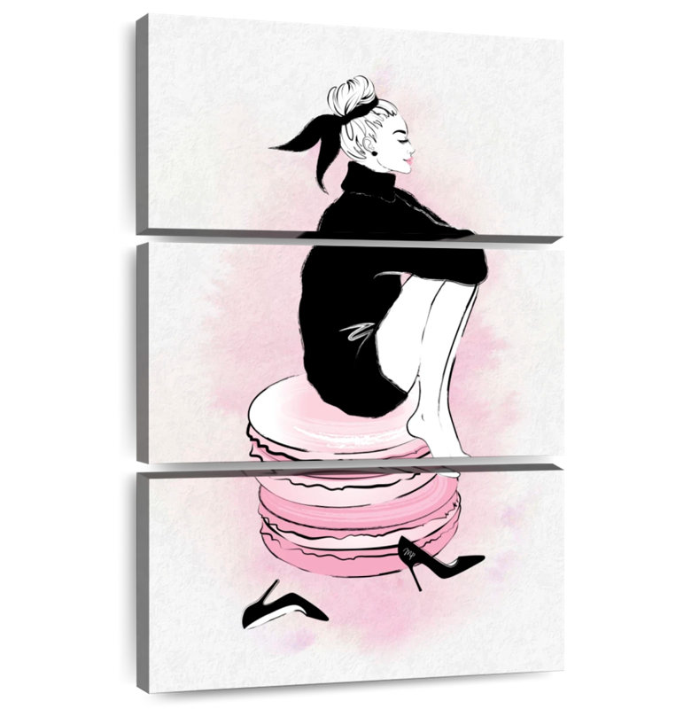 Leisha Macaron Girl, H 32 po x l 20 po