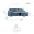Eleen 2-Piece Sectional Sofa Sleeper with Hidden Storage-1183094891-1183094890