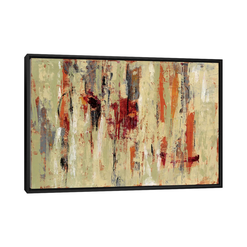 " Graffiti Wall I " by Silvia Vassileva, 18" H x 26" W x 1.5" D, Black Framed Canvas, No Matte