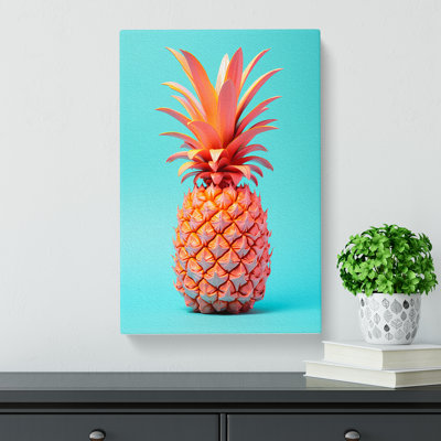 Pineapple Constructivism - Wrapped Canvas