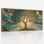 Art mural sur toile grand arbre de vie bohème, encadrement artistique lune de soleil artistique, œuvre d'art cosmique abstraite, innombrables décorations célestes pour le salon, la salle à manger, le bureau de la chambre à coucher, 20 x 40 pouces, idées de cadeaux réfléchis