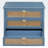 Commode décorative en bois 3 tiroirs Aillee