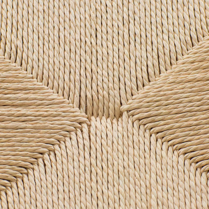 Wicker Counter Stool with Solid Wood Frame