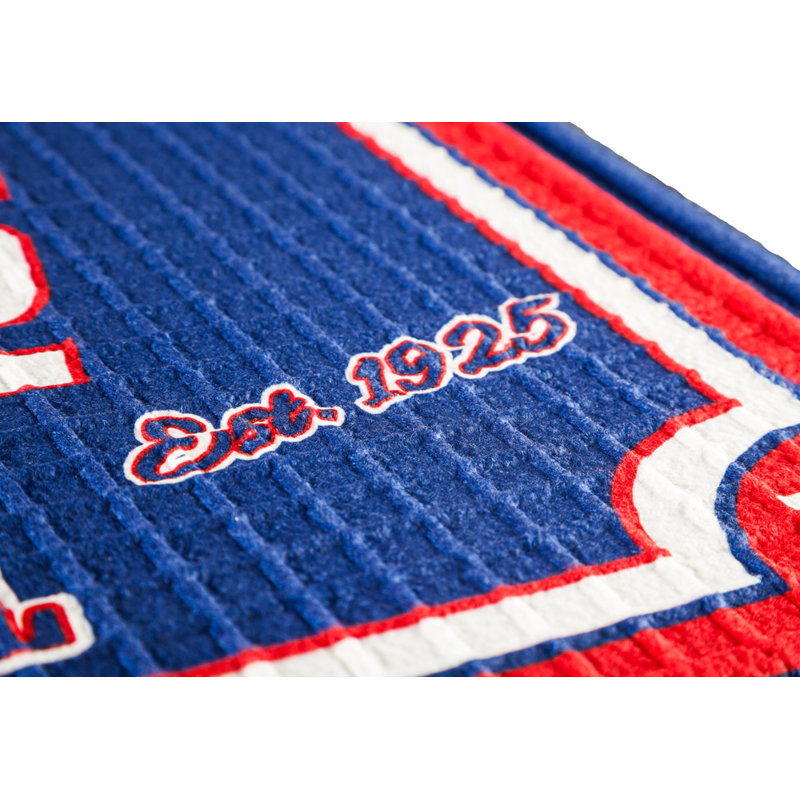 NFL Embossed 30 in. x 18 in. Indoor/Outdoor Mat, New York Giants