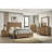 Simple Classic 1Pc Queen Size Bed Panel Headboard Walnut / Chestnut Brown Bedroom Furniture Wooden-1920362965