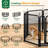 Foldable Dog Playpen Pet Fence with Door