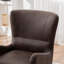 Fauteuil d'appoint à dossier haut en polyuréthane à dossier haut l 28 po pour salon