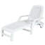 Chaise longue d'extérieur réglable à roulettes Mistry-951083318