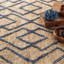 Marco Navy Jute Soumak Handwoven Rug-22511191