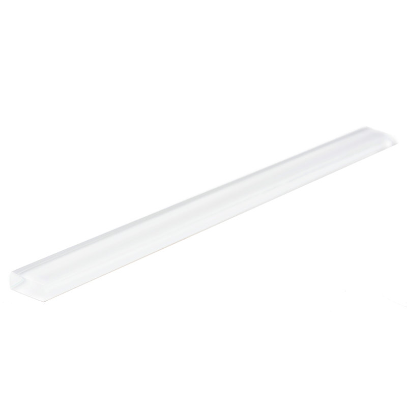 Urban 12" x 1" Glass Liner Tile Trim, Super White