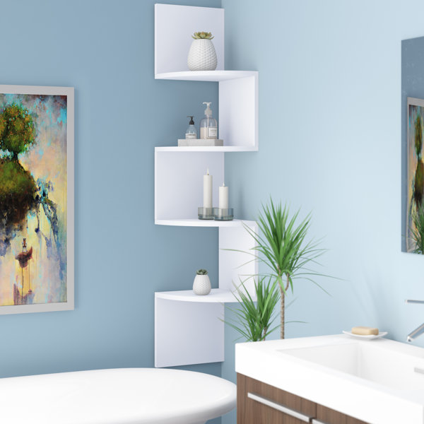 Brayden Studio® 4 Piece Corner Shelf & Reviews | Wayfair 4 Piece Corner Shelf